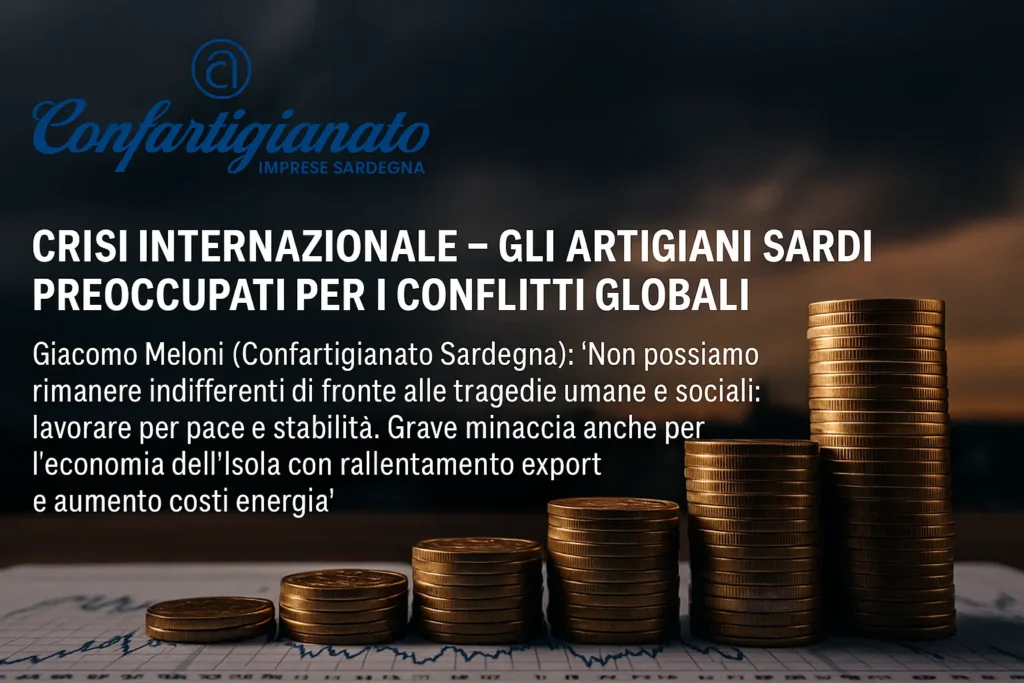 Crisi Internazionale – Artigiani Sardi preoccupati per aggravamento conflitti