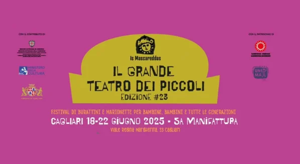 Locandina ufficiale de Il Grande Teatro dei Piccoli 2025 a Cagliari