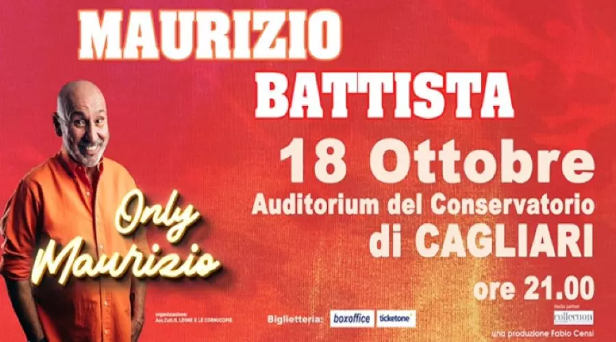 Maurizio Battista a Cagliari con "Only Maurizio"