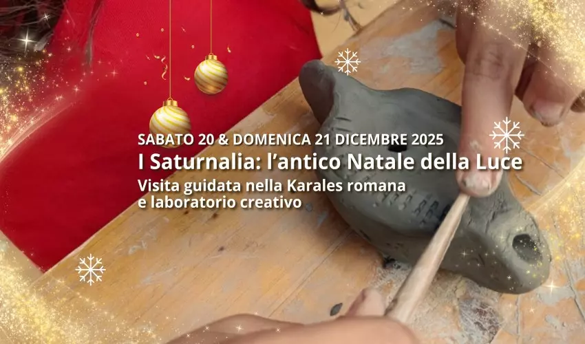 I Saturnalia l’antico Natale della Luce - Visita guidata nella Karales romana e laboratorio creativo
