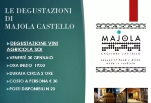 Degustazione guidata dei vini Agricola Soi Nuragus appuntamento a Majola Castello