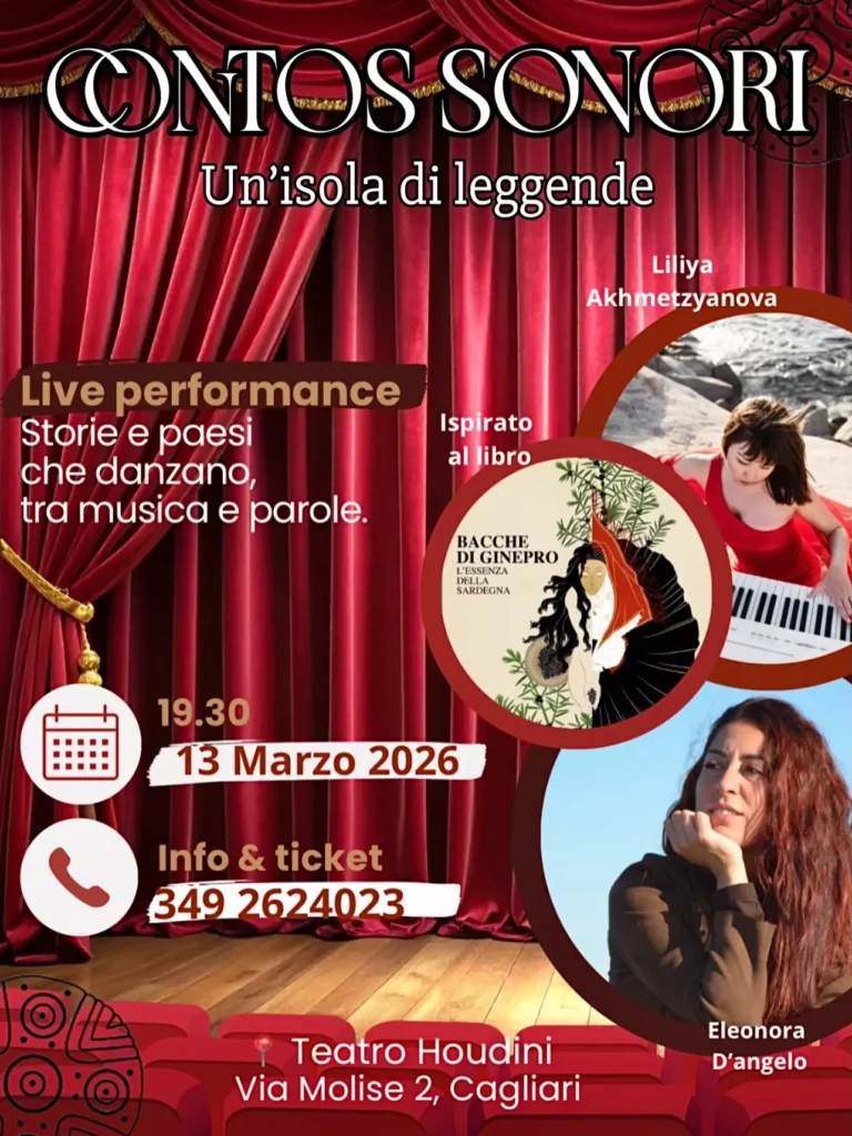 ContoS-Sonori un’isola di leggende arriva al Teatro Houdini di Cagliari - 13 marzo