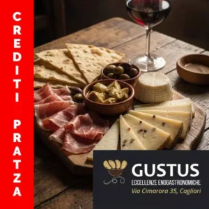 Mini Tagliere + Calice di Vino da Gustusa Sardegna
