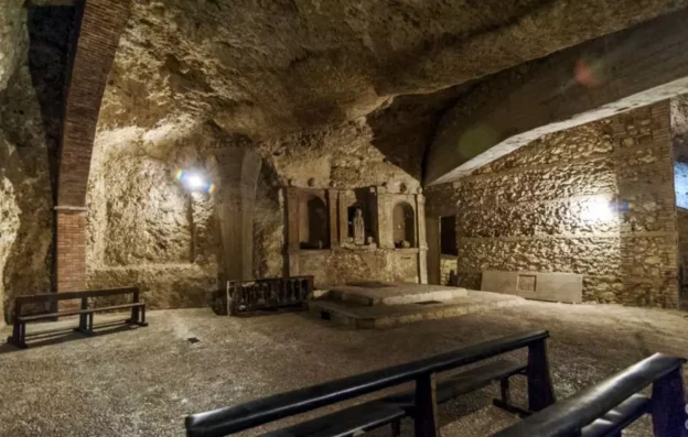 Cripta di santa restituita